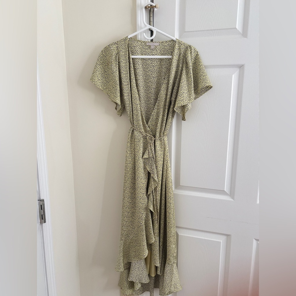 Chelsea28 Cream High Low Wrap Dress